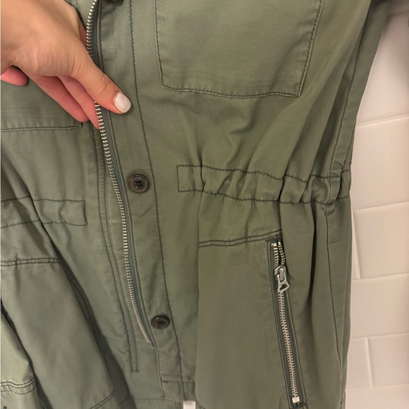 Gap Canvas Utility Jacket XS in Green - Picture 2 of 5